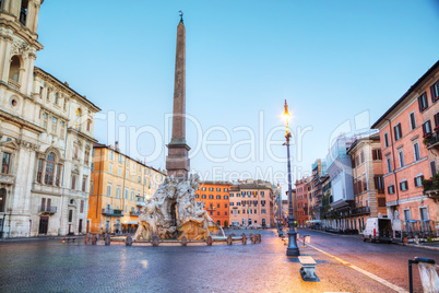 Piazza Navona in Rome, Italy