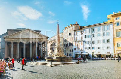 Pantheon at the Piazza della Rotonda