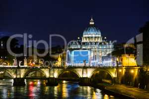 The Papal Basilica of St. Peter in the Vatican city