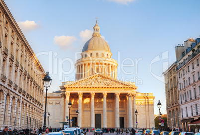 The Pantheon building in Paris, France