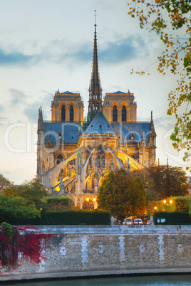 Notre Dame de Paris cathedral