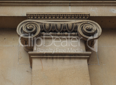 Ionic capital detail