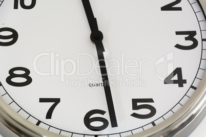 Classic clock close up