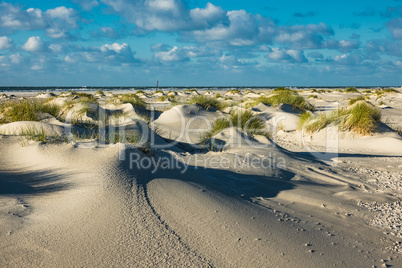 Landschaft mit Dünen auf der Insel Amrum Landschaft mit Dünen auf der Insel Amrum