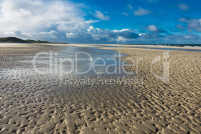 Strand an der Nordseeküste auf der Insel Amrum