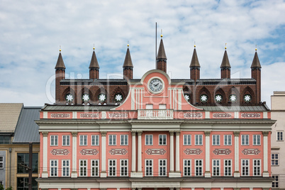 Das Rathaus in der Hansestadt Rostock