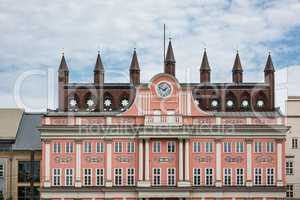 Das Rathaus in der Hansestadt Rostock