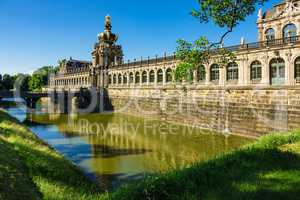 Blick auf den Zwinger in Dresden