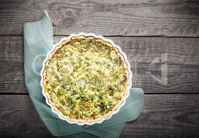 Spinache quiche, gluten free