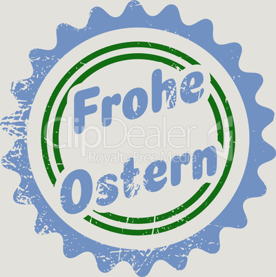 Frohe Ostern Stempel