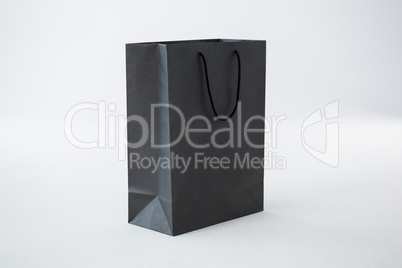 Black paper shopping bag