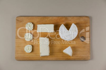 Different types of cheese