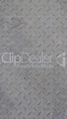 Grey steel diamond plate background - vertical