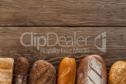 Various bread loaves