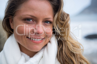 Portrait of smiling woman