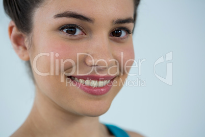 Beautiful woman smiling