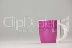 Pink coffee cup