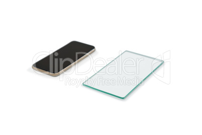 Mobile phone and glass sheet