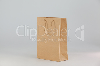 Brown paper shopping bag