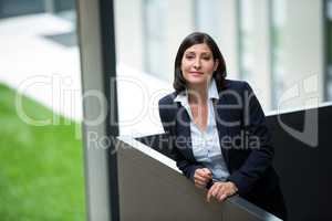 Businesswoman in office