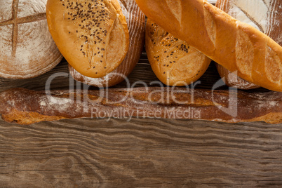 Various bread loaves