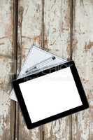 Digital tablet with notepad and pen