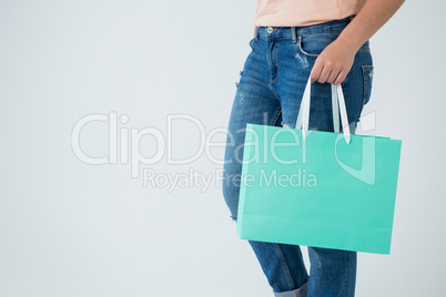 Woman carrying shopping bag