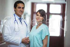 Portrait of doctor and surgeon