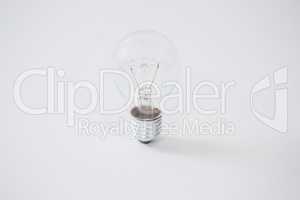 Electric bulb on white background
