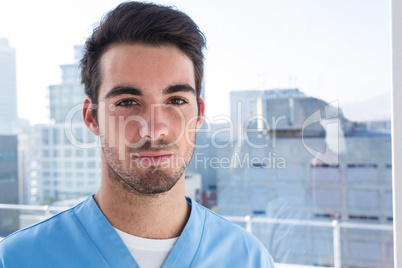 Portrait of handsome surgeon