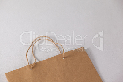 Brown paper shopping bag
