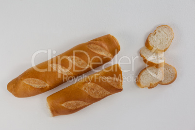 Baguette with slices