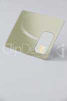 Smart card on white background