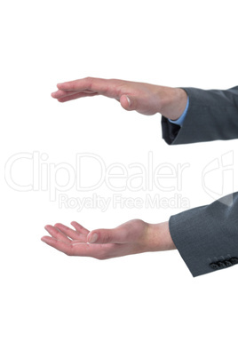 Close-up of business hands gesturing Close-up of business hands gesturing