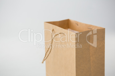 Brown paper shopping bag