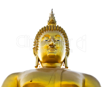 Big buddha statue at Wat muang, Thailand.