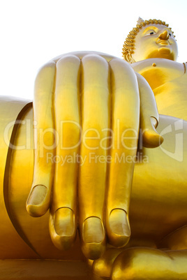 Big buddha statue at Wat muang, Thailand.