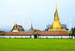 Grand Palace, the major tourism attraction in Bangkok, Thailand.