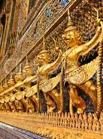 The Garuda at the Emerald Buddha Temple in Bangkok, Thailand.