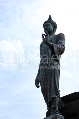 Walking Buddha image, Thailand