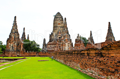 Wat Chaiwatthanaram Temple. Ayutthaya Historical Park, Thailand.
