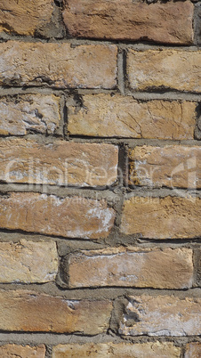 Red brick wall background - vertical