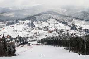 Ski resort Bukovel, Ukraine.