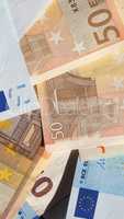 Fifty and Twenty Euro notes