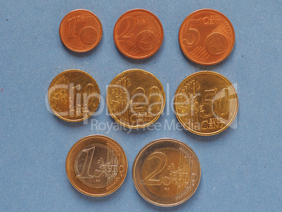 Euro coins, European Union, common side