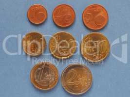 Euro coins, European Union, common side