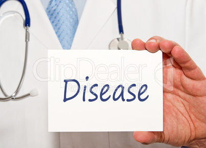 Doctor with Disease Sign