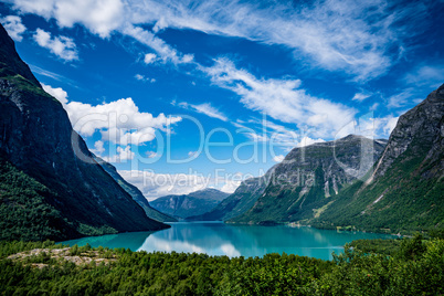 lovatnet lake Beautiful Nature Norway.