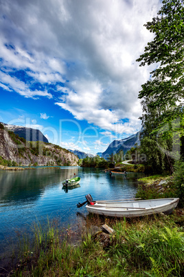 lovatnet lake Beautiful Nature Norway.