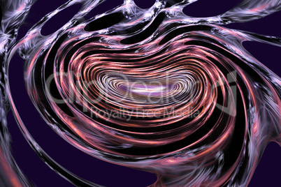 Fractal image: virtual vortex.